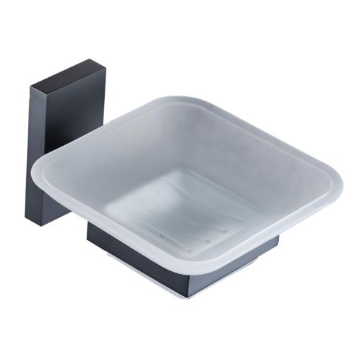 Soap Dish with Glass-Rock Series