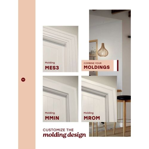 Lacquered collection door model MES3.