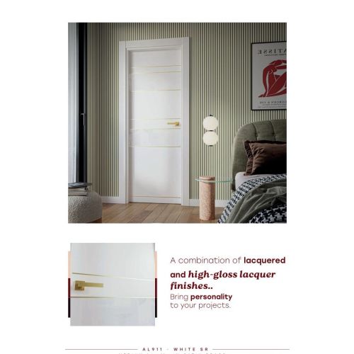Live collection door model AL911 in White SR.