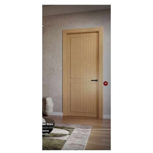 Live collection door model L52M in Fine Oak Mesh with Pipa handle in Graphite.