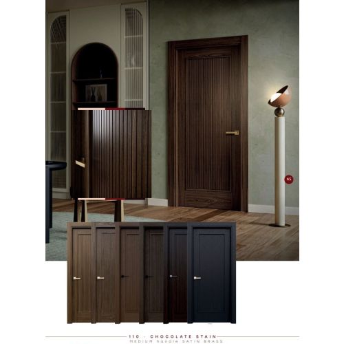 Live collection door model 110 in Chocolate Stain.