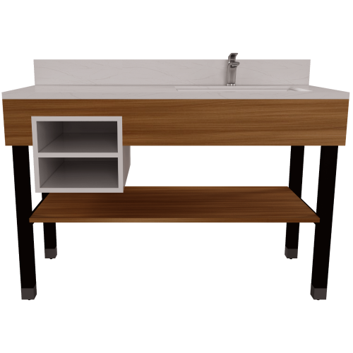 VANITY RHS CUBBIES -METAL-2406