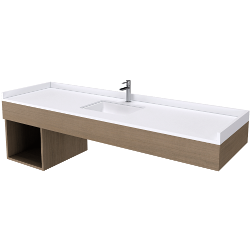 ADA-VANITY FLOATING LHS-2420L